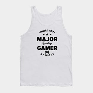 Visual arts major by day gamer by night Tank Top